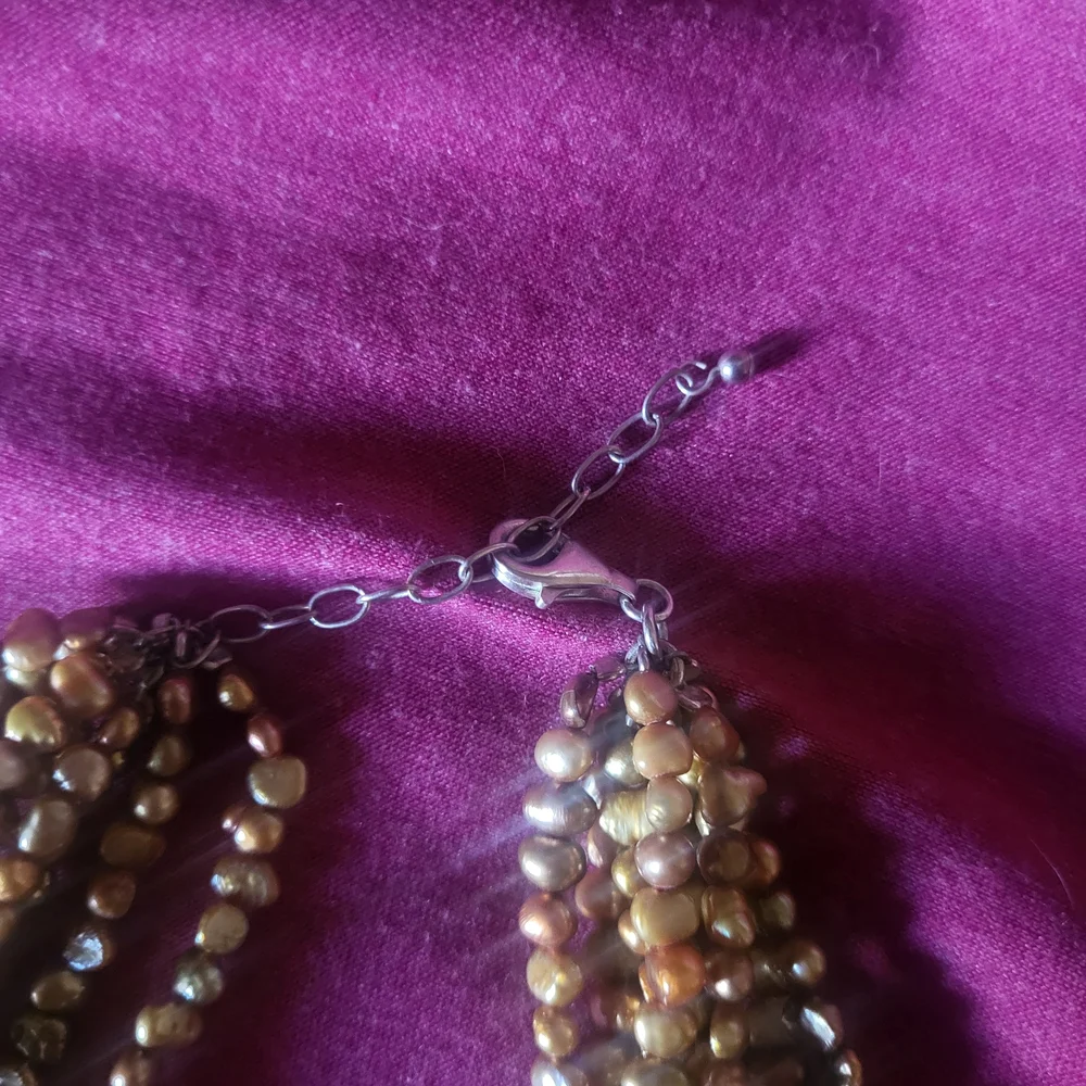 Silpada Multi-Strand Freshwater Pearl Necklace, Retired - Picture 2 of 4